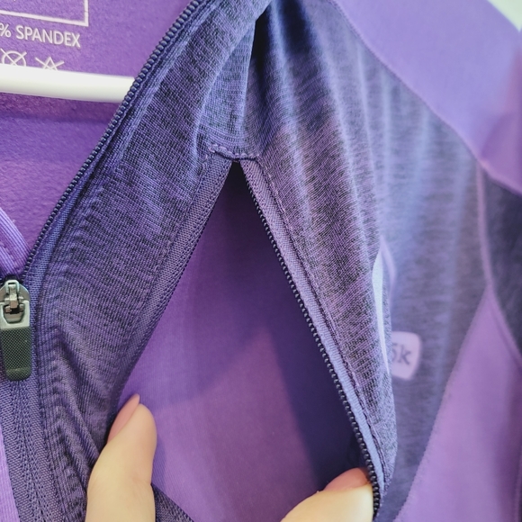 RM Running Man Purple Pullover Long Sleeves Athletic Top Women's Size Medium - Picture 7 of 12